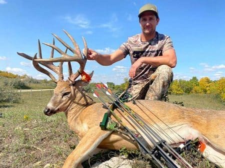 Canadian Bowhunter Gets Second Chance at Huge Whitetail Olfert
