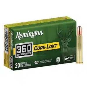 Remington 360 Buckhammer cartridge