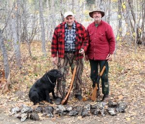 hunting for spruce grouse