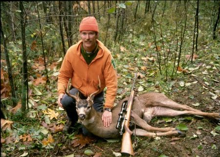 Author as a young man - coastal blacktail taken with 270 Winchester - North American Deer Hunter Author Hunting with the winchester 270 50 years ago