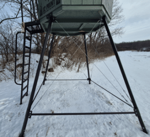 complete setup of 12 Point Hunting Stand