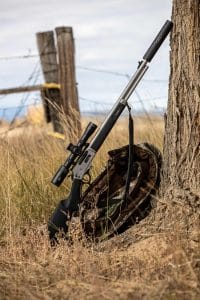 SW Photo- Model 1854 2 - North American Deer Hunter Smith & Wesson 1854 Stealth Hunter in field