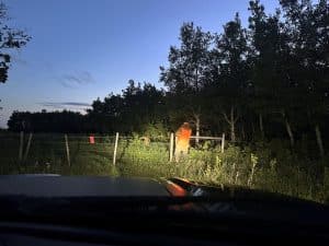 Access to many hunting areas is on private property, where landowners were happy to see hunters.