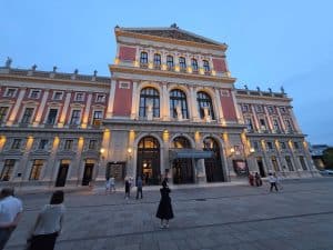 Vienna Opera House where we enjoyed a Mozart concert