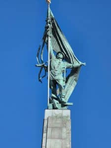 World War II memorial in Bratislava