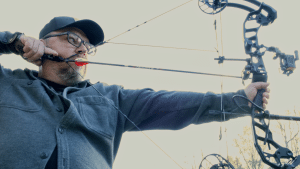 author shooting bow from pyramyd air