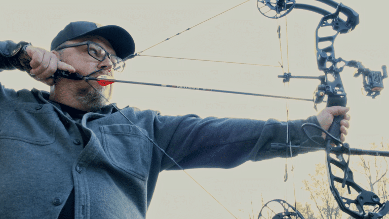 author shooting bow from pyramyd air