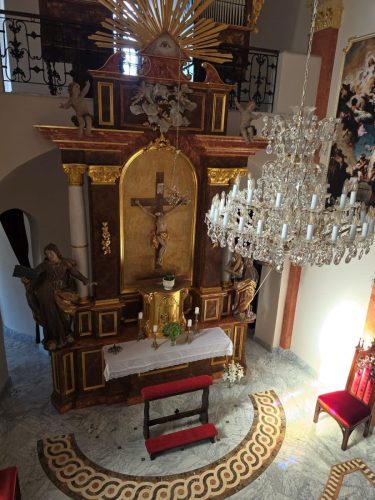 Cathedral inside the Hotel Galicia Nueva