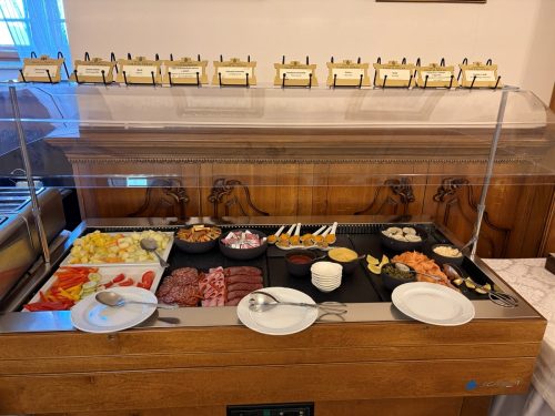Hotel Galicia Nueva dining room buffet5