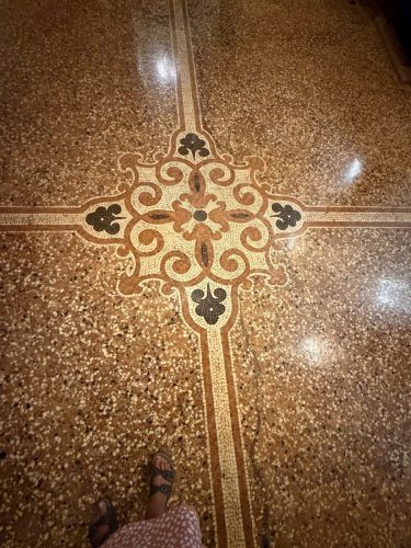 Hotel Galicia Nueva main lobby floor tiles