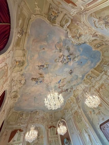 Hotel Galicia Nueva main meeting room ceiling